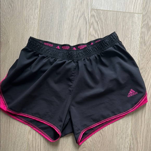 adidas Pants - 3/$15 Adidas Women's Black & Pink CLIMALITE Running Shorts Sz small